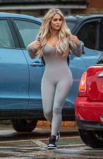 BIANCA GASCOIGNE in Tights Heading to Morrisons in Kent 12/21/2020