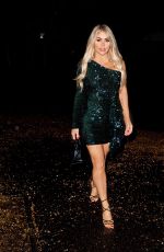 BIANCA GASCOIGNE Leaves a TV Studio in St. Albans 12/28/2020