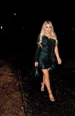 BIANCA GASCOIGNE Leaves a TV Studio in St. Albans 12/28/2020