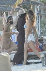 BROOKE BURKE in Bikini at a Beach in Tulum 11/28/2020