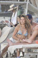 BROOKE BURKE in Bikini at a Beach in Tulum 11/28/2020