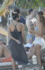 BROOKE BURKE in Bikini at a Beach in Tulum 11/28/2020