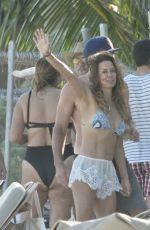 BROOKE BURKE in Bikini at a Beach in Tulum 11/28/2020