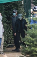 CALISTA FLOCKHART and Harrison Ford Shoping a Christmas Tree in Santa Monica 12/12/2020
