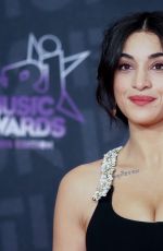 CAMELIA JORDANA at NRJ Music Awards in Paris 12/05/2020