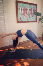 CAMILLA BELLE Doing Yoga - Instagram Photos 12/16/2020