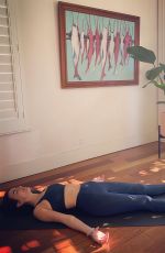CAMILLA BELLE Doing Yoga - Instagram Photos 12/16/2020