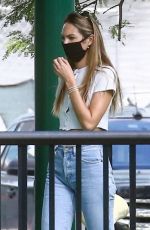 CANDICE SWANEPOEL in Denim Out at a Park in Miami 12/25/2020