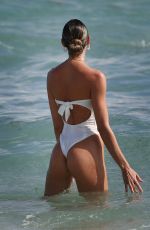 CANDICE SWANEPOEL in Swimsuit at a Beach in Miami 12/20/2020