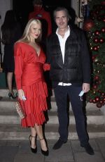 CAPRICE BOURRET in a Red Dress at Annabel