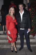 CAPRICE BOURRET in a Red Dress at Annabel