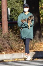 CARA SANTANA Out Hiking with Her Dog in Beverly Hills 12/16/2020