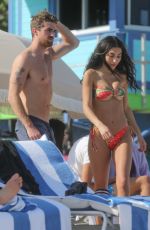 CHANTEL JEFFRIES in Bikini at a Beach in Miami 12/05/2020