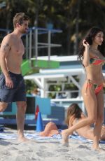 CHANTEL JEFFRIES in Bikini at a Beach in Miami 12/05/2020