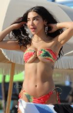 CHANTEL JEFFRIES in Bikini at a Beach in Miami 12/05/2020