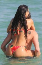 CHANTEL JEFFRIES in Bikini at a Beach in Miami 12/05/2020