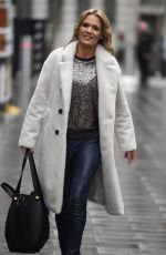 CHARLOTTE HAWKINS Arrives at Classical FM in London 12/22/2020