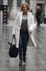 CHARLOTTE HAWKINS Arrives at Classical FM in London 12/22/2020