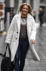 CHARLOTTE HAWKINS Arrives at Classical FM in London 12/22/2020