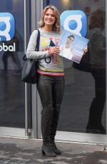 CHARLOTTE HAWKINS Arrives at Global Studios in London 12/11/2020