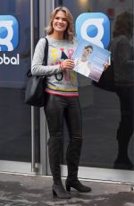CHARLOTTE HAWKINS Arrives at Global Studios in London 12/11/2020