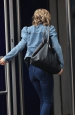 CHARLOTTE HAWKINS in Double Denim at Classic FM in London 12/04/2020