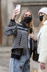 CHIARA FERRAGNI Out and About in Milan 12/16/2020