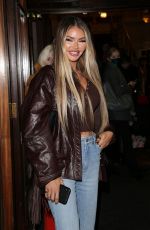 CHLOE SIMS at A Christmas Carol Opening Night at Dominion Theatre in London 12/14/2020