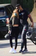 CHRISHELL STAUSE and Keo Motsepe Leaves a Gym in Beverly Hills 12/02/2020