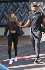 CHRISHELL STAUSE and Keo Motsepe Leaves a Gym in Beverly Hills 12/02/2020