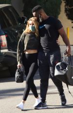 CHRISHELL STAUSE and Keo Motsepe Leaves a Gym in Beverly Hills 12/02/2020