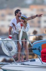 CHRISHELL STAUSE, CASSIE SCERBO, Keo Motsepe and Gleb Savchenko at a Boat in Cabo San Lucas 12/17/2020