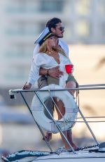 CHRISHELL STAUSE, CASSIE SCERBO, Keo Motsepe and Gleb Savchenko at a Boat in Cabo San Lucas 12/17/2020