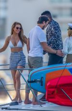 CHRISHELL STAUSE, CASSIE SCERBO, Keo Motsepe and Gleb Savchenko at a Boat in Cabo San Lucas 12/17/2020