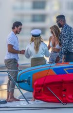 CHRISHELL STAUSE, CASSIE SCERBO, Keo Motsepe and Gleb Savchenko at a Boat in Cabo San Lucas 12/17/2020