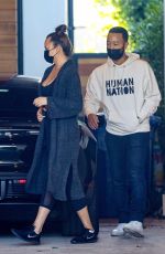 CHRISSY TEIGEN and John Legend Visit a Friend in Los Angeles 12/09/2020