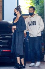 CHRISSY TEIGEN and John Legend Visit a Friend in Los Angeles 12/09/2020