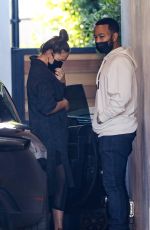 CHRISSY TEIGEN and John Legend Visit a Friend in Los Angeles 12/09/2020