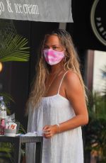 CHRISSY TEIGEN on Vacation in St. Barths 12/29/2020