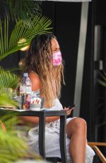 CHRISSY TEIGEN on Vacation in St. Barths 12/29/2020