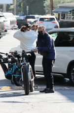 CHRISTINA and Arnold SCHWARZENEGGER Out Riding Bikes in Brentwood 12/18/2020