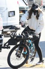 CHRISTINA and Arnold SCHWARZENEGGER Out Riding Bikes in Brentwood 12/18/2020