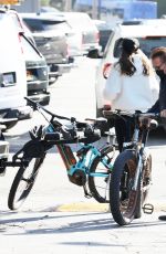 CHRISTINA and Arnold SCHWARZENEGGER Out Riding Bikes in Brentwood 12/18/2020