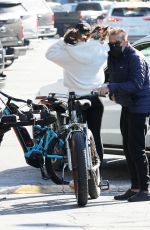 CHRISTINA and Arnold SCHWARZENEGGER Out Riding Bikes in Brentwood 12/18/2020