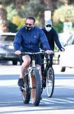 CHRISTINA and Arnold SCHWARZENEGGER Out Riding Bikes in Santa Monica 12/11/2020