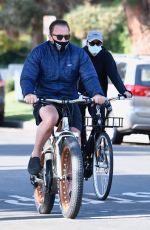 CHRISTINA and Arnold SCHWARZENEGGER Out Riding Bikes in Santa Monica 12/11/2020