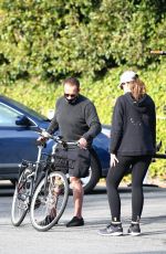 CHRISTINA and Arnold SCHWARZENEGGER Out Riding Bikes in Santa Monica 12/11/2020