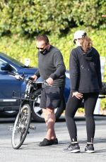 CHRISTINA and Arnold SCHWARZENEGGER Out Riding Bikes in Santa Monica 12/11/2020