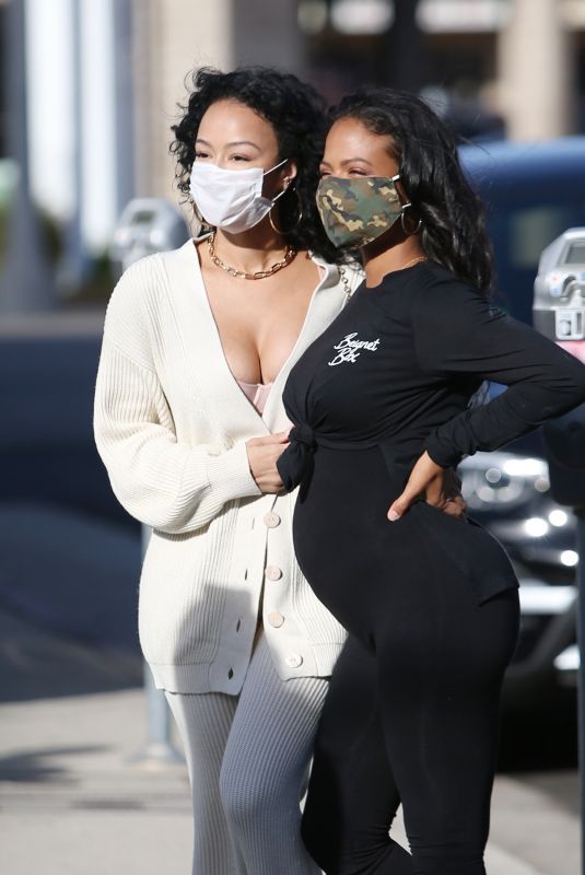 CHRISTINA MILIAN and DRAYA MICHELE Out in Los Angeles 12/14/2020