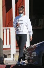 CHRISTINA SCHWARZENEGGER Out for Coffee at Cafe Luxe in Santa Monica 12/08/2020
